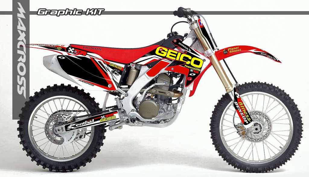 HONDA CRF-R CRF-X 2004-2019 GEICO STYLE